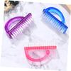 CIYODO 12pcs Ergonomic Fingernail Cleaning Brush Handle Grip for Dust Removal Manicure Tool Kit view 3