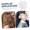 WOONEKY 25pcs Insulation Cotton Pads for Hair Perming Heat Retention Mats Reusable Hair Salon Tools Thermal Insulation Pads Beauty Salon Accessories view 3