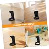 DECORNIJIA 2pcs Plastic Shaving Brush Stand Holder for Razor Accessories Portable Shaving Tools Stand Sturdy Construction Beard Grooming Holder Beauty Tool Organizer view 3