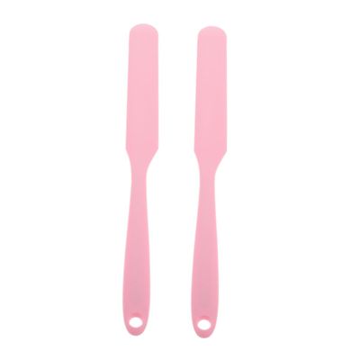 Gogogmee 2pcs Silicone Waxing Spatulas for Irregular Body Hair Removal Non-stick Applicator for Home Salon Use Hard Waxing Sticks