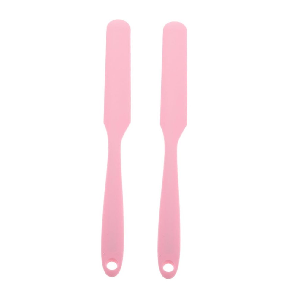 Gogogmee 2pcs Silicone Waxing Spatulas for Irregular Body Hair Removal Non-stick Applicator for Home Salon Use Hard Waxing Sticks