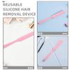 LIFKOME 3pcs Silicone Reusable Waxing Rods Nonstick Surface Hair Removal Wax Applicator Body Waxing Spatula for Women view 3