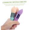 3Pcs Makeup Sponge Puff Brush, Wet Dry Foundation Egg Blender Tool view 3