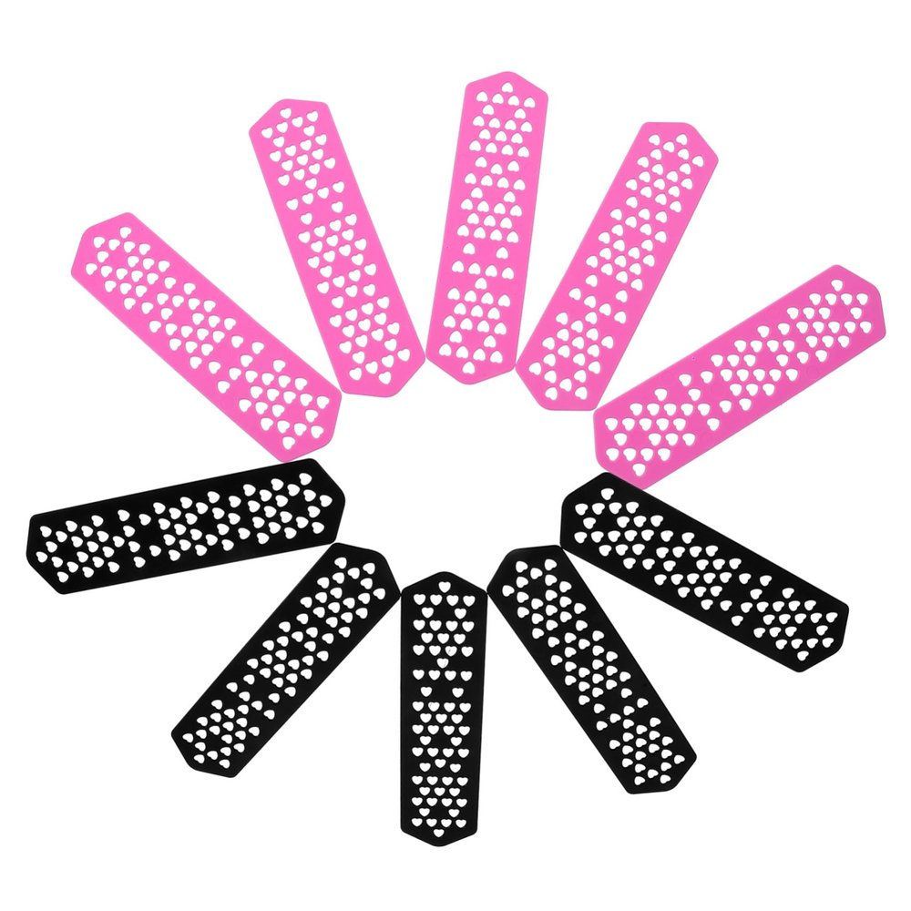 TOVINANNA 10pcs Hairdressing Plate Curl Perm Barbers Salon Tool Heat-blocking Accessories