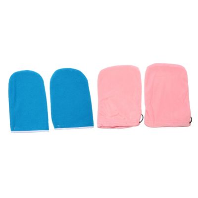 CTIRCHIU 2pcs Hand Spa Gloves Paraffin Wax Mitts Women's Heat Gloves for Dry Hands Care Random Style