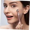 CAXUSD 6pcs Metal Eye Cream Applicator Facial Roller for Eyes Makeup Spoon for Night Cream Skincare Tool Flat Tip for Easy Application Beauty Tool for Home Salon view 3