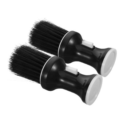 WRITWAA 2pcs Soft Bristle Barber Neck Duster Brush Gentle Hair and Skin Cleaning for Grooming and Broken Hair Sweep Barbershops and Home Use