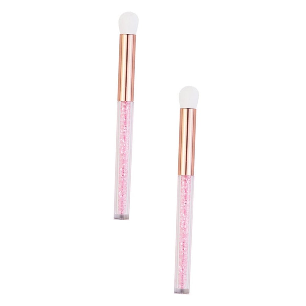 BIUDECO 2pcs Eyeshadow Brush Soft Dense Bristles for and Makeup Application for Removing Blackheads and Impurities Beauty Tool for Women
