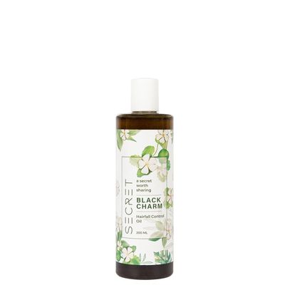 Black Charm hair oil - 100% natural ingredients | Reduces hair fall & dandruff | Strengthens hair roots | 200ml