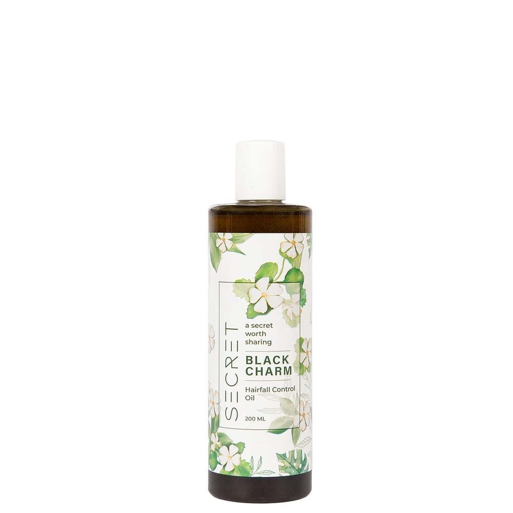 Black Charm hair oil - 100% natural ingredients | Reduces hair fall & dandruff | Strengthens hair roots | 200ml