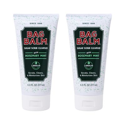 Bag Balm Sugar Scrub Foaming Cleanser with Rosemary and Mint | Pack of 2