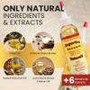 Genuine African Formula 2 Hair Gel with Extra Hold 16 Oz, 8 Oz and Hair & Scalp Oil - 6 Oz, Bundle view 3