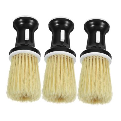 CALLARON 3pcs Detachable Duster Brush for Hair Cleaning Salon Home Use Soft Bristles for Neck Beard Care User-friendly Design for Easy Cleaning and Versatile Applications