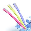 FOMIYES 3pcs Stainless Steel Eyebrow Kit Razor Trimmer Scissors Makeup Tool Portable for Women Men Travel view 1