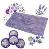 LUXURY LAVENDER SHOWER STEAMERS, 100% Natural Ingredients with Pure Essential Oils. Long Lasting Steamer for a Calming Aromatherapy Spa-Like Experience. The Affordable Premium Self-Care Gift for Women view 2