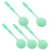 PACKOVE 5pcs Facial Pads Cotton Rounds Holder Beauty Tool for Clipping Cotton Pads Moisturizing Patting Stick for Face Care view 1