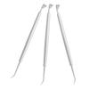Baluue 3pcs Eyelash Separator Tool Stainless Steel Lash Comb Separator Mascara Fan for Eye Lash Perm view 1