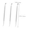 Baluue 3pcs Eyelash Separator Tool Stainless Steel Lash Comb Separator Mascara Fan for Eye Lash Perm view 2