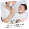 FOMIYES Elegant Stainless Steel Shaving Bowl Men's Shaving Accessory Reusable Shave Mug Lid view 3