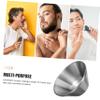 FOMIYES Elegant Stainless Steel Shaving Bowl Men's Shaving Accessory Reusable Shave Mug Lid view 4
