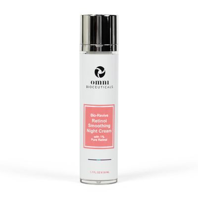 Omni Bioceuticals Bio-Revive Retinol Smoothing Night Cream with 1% Pure Retinol, 50ml