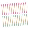 AUTSUPPL 1000pcs Double Head Cotton Swabs Disposable Cleaning Applicator Sticks for Ear Cleaning Makeup Application and Household Use Random Colors view 1
