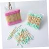 AUTSUPPL 1000pcs Double Head Cotton Swabs Disposable Cleaning Applicator Sticks for Ear Cleaning Makeup Application and Household Use Random Colors view 2