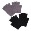 CTIRCHIU 2pairs Moisturizing Gel Gloves for Dry Cracked Hands Comfortable Skin-Friendly Half Finger Hand Care for Overnight Use and Daily Activities view 1