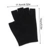 CTIRCHIU 2pairs Moisturizing Gel Gloves for Dry Cracked Hands Comfortable Skin-Friendly Half Finger Hand Care for Overnight Use and Daily Activities view 2