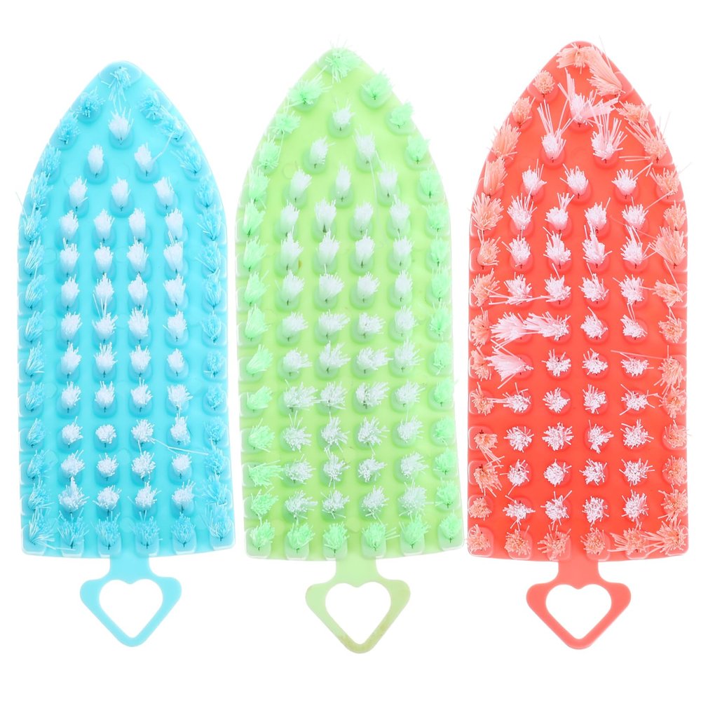 ADOCARN 3pcs Nail Brush Multi-purpose Cleaner for Fingernails Toes Versatile Duster Brush for Manicure Shoe Cleaning More Convenient Design