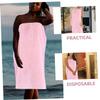 Anneome 8pcs Disposable Non Woven Skirt Spa Robe Thicken Bath Skirt Salon Spa Supplies Beauty Salon Wrap view 4