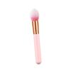 HAKIDZEL 2pcs Dual-ended Makeup Brush Pen Wooden Handle Makeup Brushes Flame Shape Nylon Bristles for Highlighter Daily Use view 1