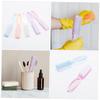 Didiseaon 6pcs Professional Nail Brush Nail Cleaning Brush Manicure Tools Long Handle Tech Supplies Random Color view 4