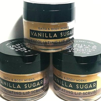 3 Vanilla Sugar Exfoliating Lip Scrub aroma 0.5 oz bath & body
