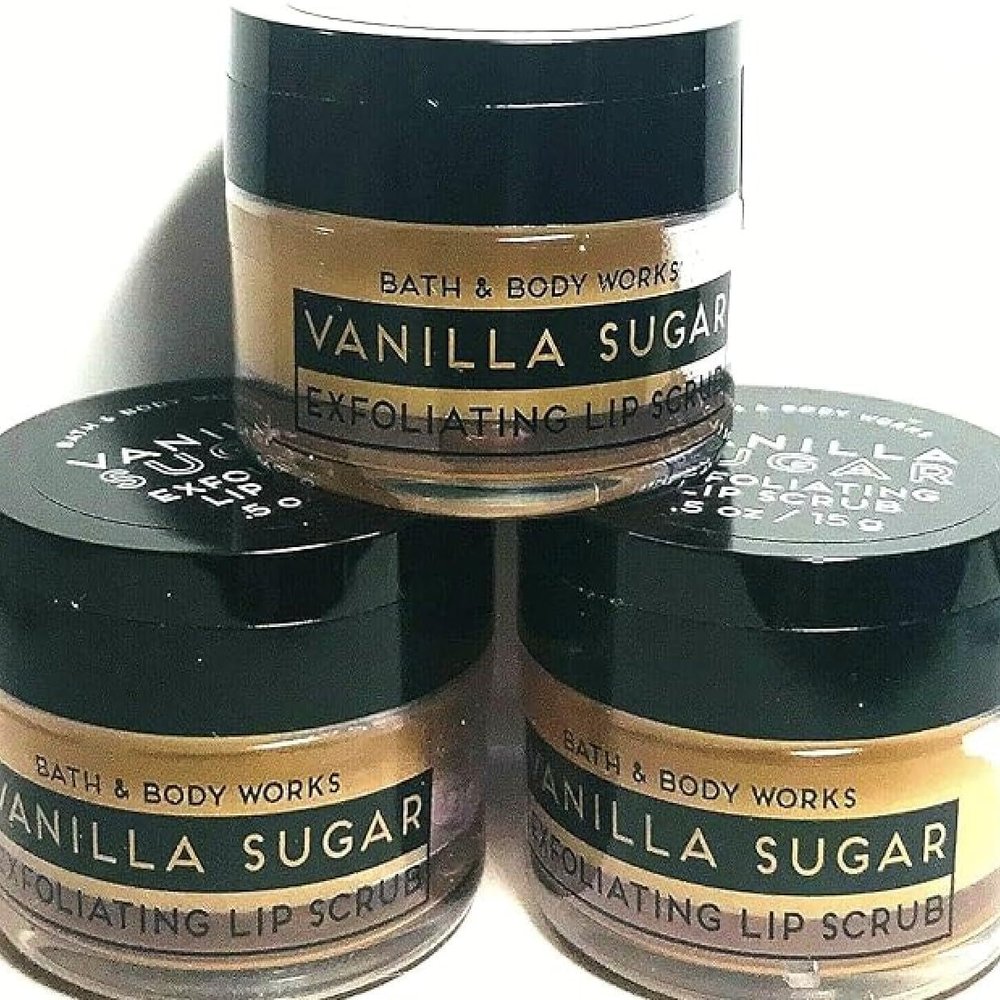 3 Vanilla Sugar Exfoliating Lip Scrub aroma 0.5 oz bath & body