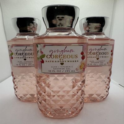 3 GINGHAM GORGEOUS bath & Body Wash Shower Gel 10 oz