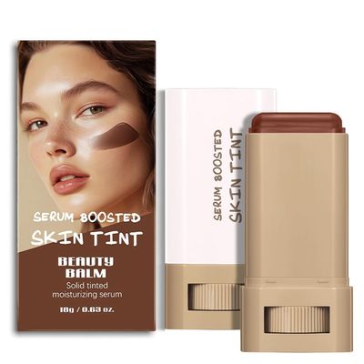 Beauty Balm Serum Boosted Skin Tint  Hydrating Tinted Moisturizer, Lightweight Solid Tinted Foundation Stick for Flawless, Sheer to Medium Coverage, Radiant & Dewy Finish, All-Day Wear (1#, 1)