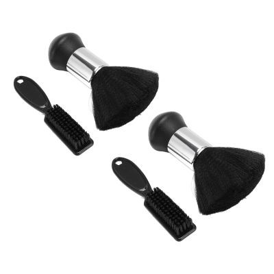 Barber Beard Brush Kit, Men's Shaving Brush Set, Rich Lather with Non Slip Handle, Premium Material for Salon, Home and Travel, Removes Debris, Keeps Beard Clean and Stylish