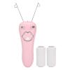 Epilators Hair Removal for Women, and Body Hair Removal Device USB Charging with Cotton Thread Rolls and Accessories for Smooth Skin Care (Roseate) view 1
