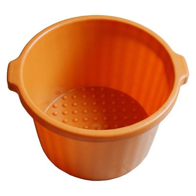 41cm Foot Soaking Tub with Massage Bottom Deep Foot Bath Basin for Home Spa Pedicure Use High Strength Plastic