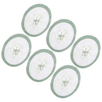 Baluue Skin Care Eye Mask 100pcs Non-woven Cucumber Shape Eye Mask Paper Cooling for Face