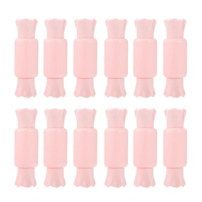 12 Pcs Empty Lip Gloss Containers Refillable Lip Balm Bottles Candy Shape Lipstick Tubes Lip Gloss Tubes Cosmetic Tools