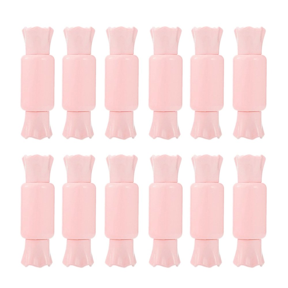 12 Pcs Empty Lip Gloss Containers Refillable Lip Balm Bottles Candy Shape Lipstick Tubes Lip Gloss Tubes Cosmetic Tools