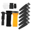 VALICLUD 48pcs Cleaning Brush for Razor Laptop and Keyboard Versatile Gap Cleaning Tools for Dust Removal Durable and Skin-Friendly Material for Home and Barber Shops view 1