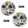 YIGOAOIU Mothers Day Portable Travel Double-Sided Mirror Makeup Artist Hand Mirror Essential for Men and Women Abstract Painting view 2
