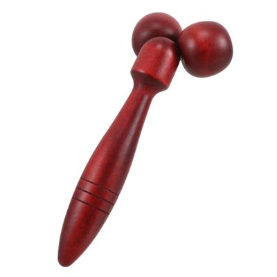 Anneome Wooden Face Massager Wheel Massage Tool for Facial Muscles Portable Handheld Design for Home Travel and Office Use Alleviates Fatigue and Promotes