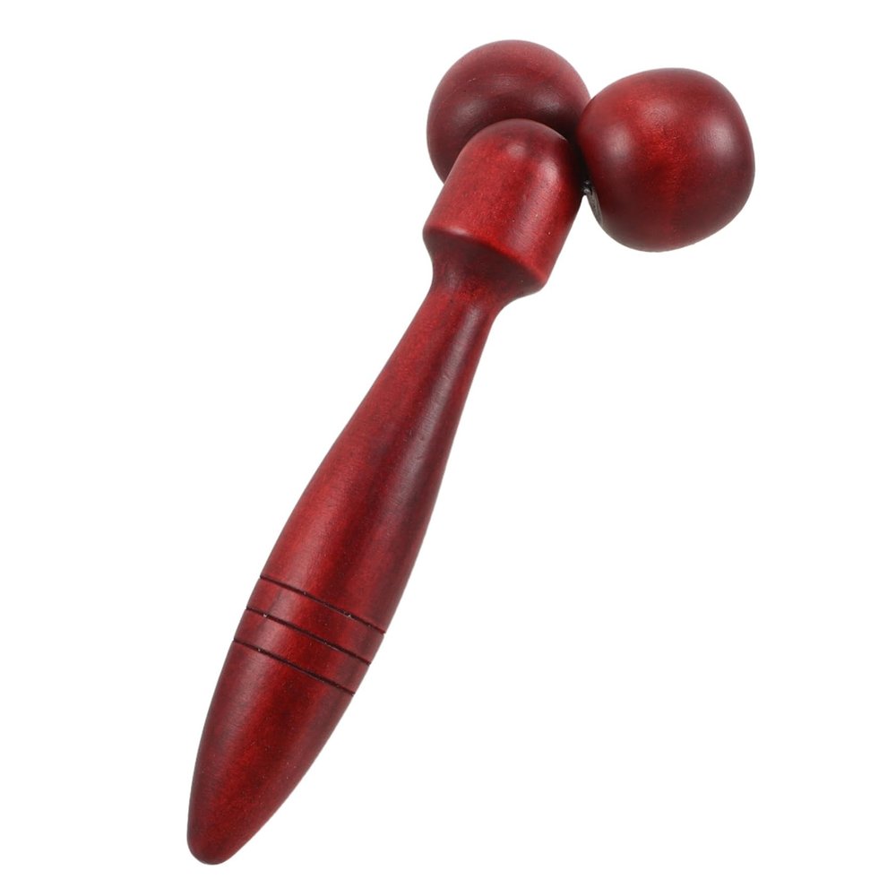 Anneome Wooden Face Massager Wheel Massage Tool for Facial Muscles Portable Handheld Design for Home Travel and Office Use Alleviates Fatigue and Promotes
