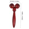 Anneome Wooden Face Massager Wheel Massage Tool for Facial Muscles Portable Handheld Design for Home Travel and Office Use Alleviates Fatigue and Promotes view 2