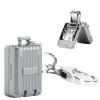 ABLY Portable Foldable Travel Nail Clipper, Stainless Steel Splash Proof Design, Mini Nail Trimmer Perfect for Home and Outdoor Us (Grey) view 1