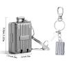 ABLY Portable Foldable Travel Nail Clipper, Stainless Steel Splash Proof Design, Mini Nail Trimmer Perfect for Home and Outdoor Us (Grey) view 3